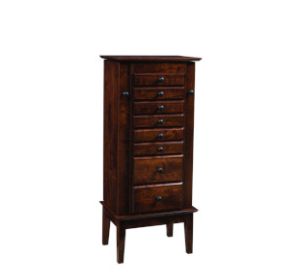 Winged Mill Shaker Jewelry Armoire 