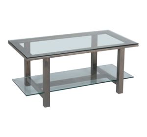 Hilton Coffee Table with Glass Top
