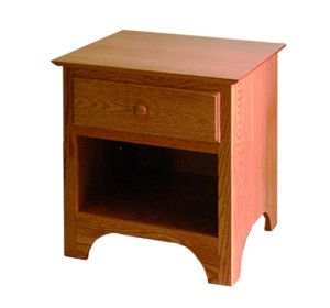 Shaker 1 Drawer Nightstand