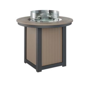 Donoma 44" Round Fire Table Counter Height
