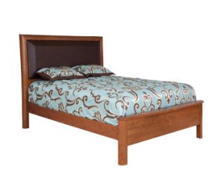 Meridian Leather Panel Bed