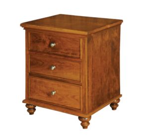 Dutchess 3 Drawer Nightstand