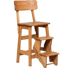 Flip Out Step Stool W/ Back