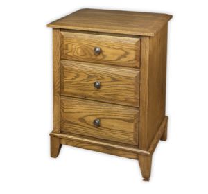 Albany 3-Drawer Nightstand