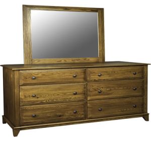 Albany 6-Drawer Dresser & Mirror