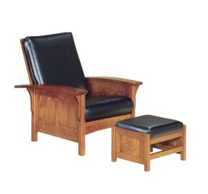 Bow Arm Morris Panel Chair