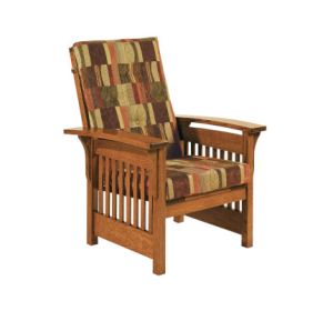 Bow Arm Slat Chair