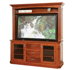 Buckingham TV Stand with Hutch