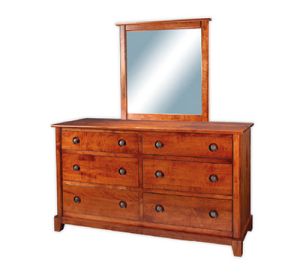 Chesapeaka 6-Drawer Dresser and Mirror