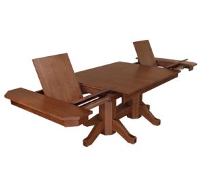 Craftsman Double Pedestal Table