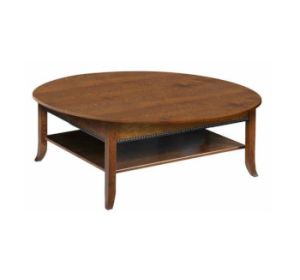Cranberry Round Coffee Table