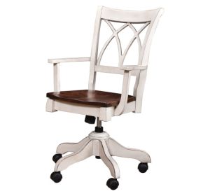 Double X Back Gas Lift Desk Chair