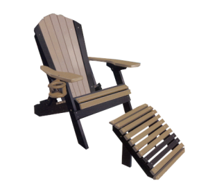 Adirondack Folding Chair & Foot Rest