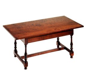 New England Stretcher Base Table