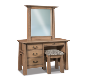 Artesa 4 Drawer Vanity Dresser And Mirror With Bench