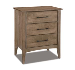 Atlantic 3 Drawer Nightstand