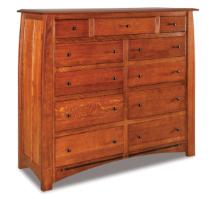 Boulder Creek 11 Drawer Double Chest