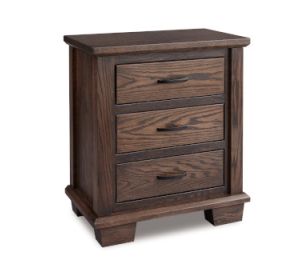 Burlington 3 Drawer Nightstand