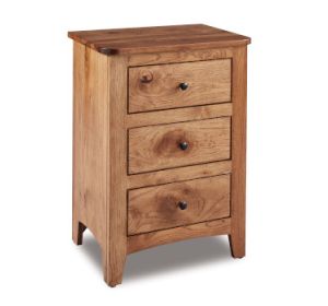 Simplicity Dover 3 Drawer Nightstand