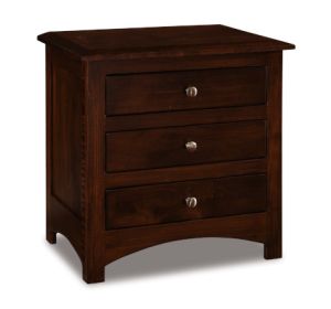 Finland 3 Drawer Nightstand