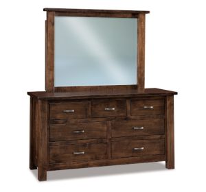 Heidi 7 Drawer Dresser & Mirror