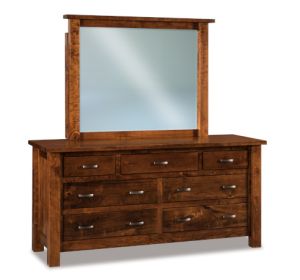 Heidi 7 Drawer Dresser & Mirror