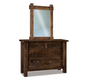 Houston 4 Drawer Dresser & Mirror