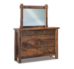 Houston 9 Drawer Dresser & Mirror