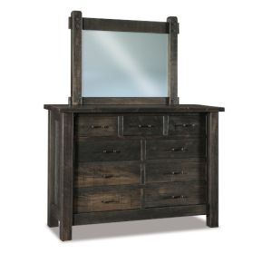 Houston 9 Drawer Dresser & Mirror