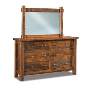 Houston 6 Drawer Dresser & Mirror