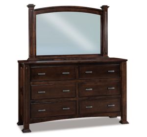 Lexington 6 Drawer Dresser & Mirror