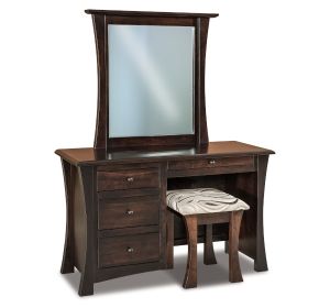 Matison 4 Drawer Vanity Dresser & Mirror W/ Bench