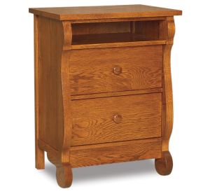 Old Classic Sleigh 2 Drawer Nightstand