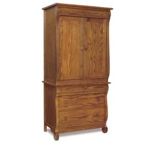 Old Classic Sleigh Armoire