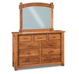Timbra 9 Drawer Dresser & Mirror