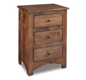 Simplicity Troy 3 Drawer Nightstand