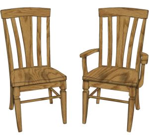 Lexington Arm & Side Chair (Desk Chair option available)