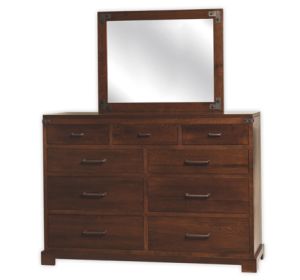 Mary Ann 9-Drawer Dresser & Mirror