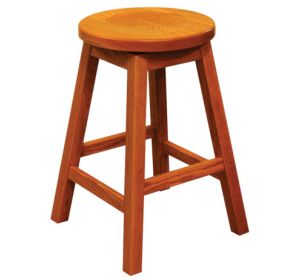 24" Mission Swivel Bar Stool