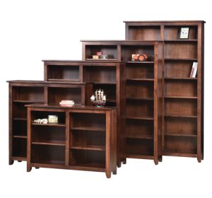 48" Modern Mission Bookcases
