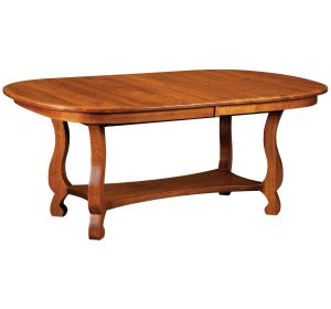 Old Classic Sleigh Trestle Table