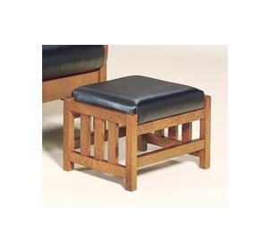 Bow Arm  Morris Slat Footstool