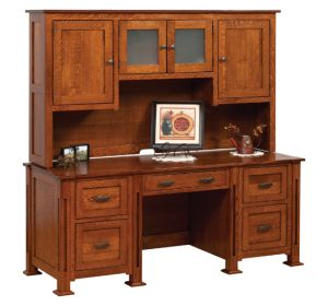 Parker Mission Desk With Hutch