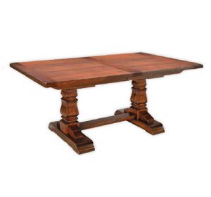Provincial Cottage Dining Table with Breadboard End