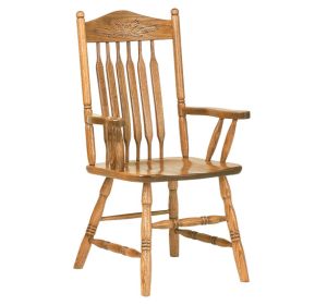 Bent Paddle Post Arm Chair
