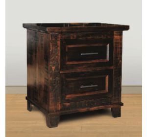 Rustic Algonquin 2-Drawer Night Stand