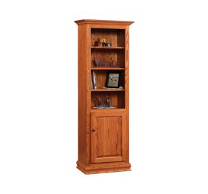 24" Traditional Bookcase With Doors