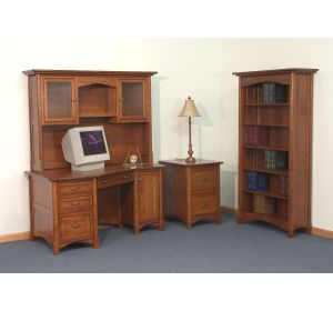 Westlake Wedge Desk & File Cabinet