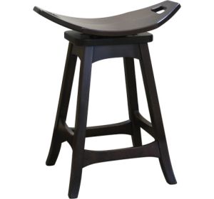 24" Weston Swivel Saddle Stool