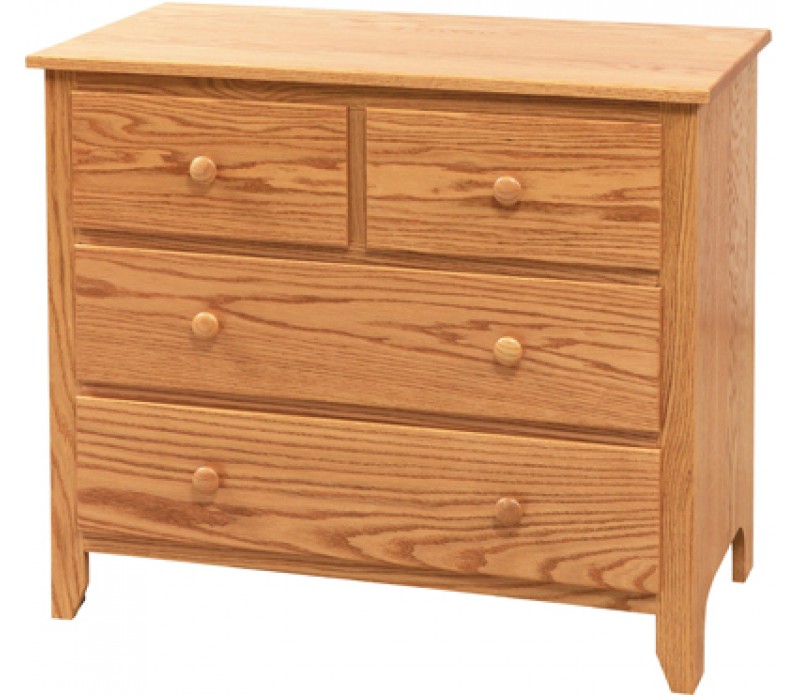 Scenic Shaker Style Solid Wood Dresser Chest Of Drawers